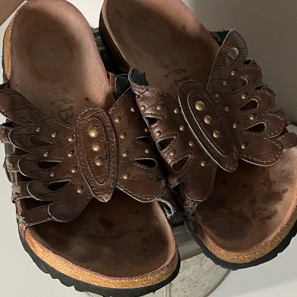 Brown Leather Sandals